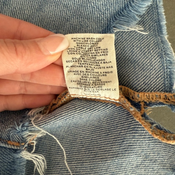 HATCH The Cut Off Denim Maternity Shorts - Picture 15 of 16